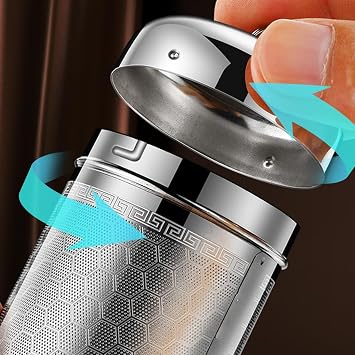 Tea Strainers for Loose Tea, 316 Extra Fine Mesh Tea Straine for Tea Steeper Tea Strainer Accessories Stainless Steel Tea Filter for Black Tea, Green Tea, Leaf Loose Tea, Rooibos