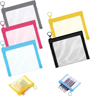 TIESOME Paquete de 5 pequeñas bolsas de malla...