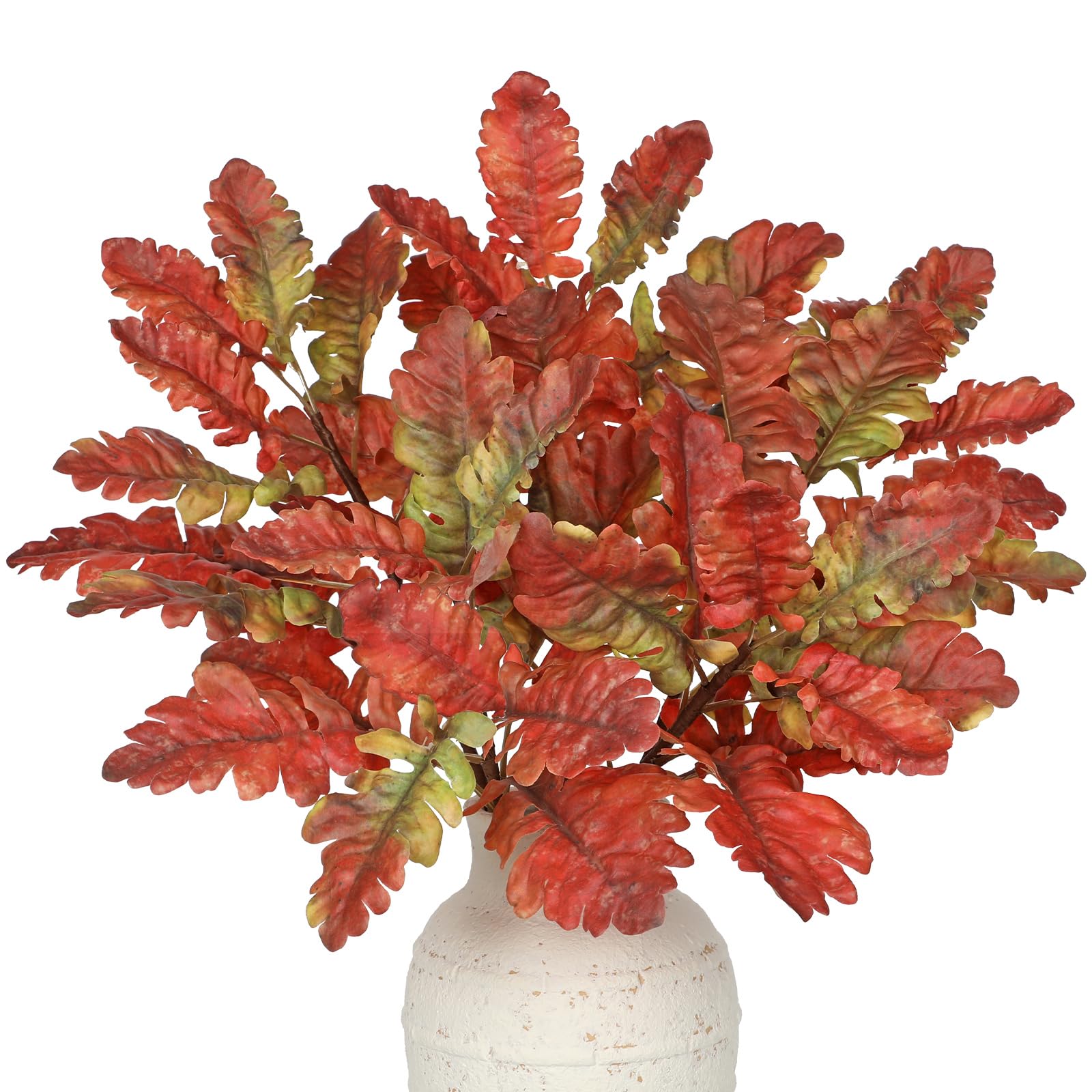 Feuilles de chêne artificielles de 45cm décoration automne et halloween pour vase