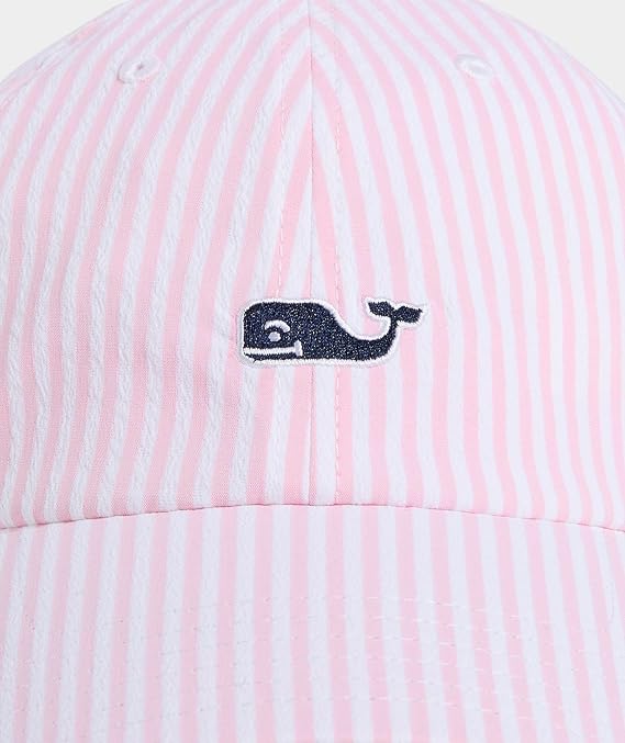 Vineyard Vines Women's Womens Harbor Seersucker Baseball Hat