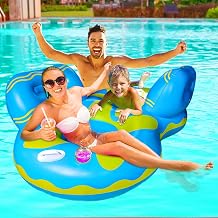 Pool Lounger Float, Hammock Inflatable Rafts, Air Sofa Floating Chair Bed, Drifter Swimming Pool Beach Float for Kids Adult inflatable swim float