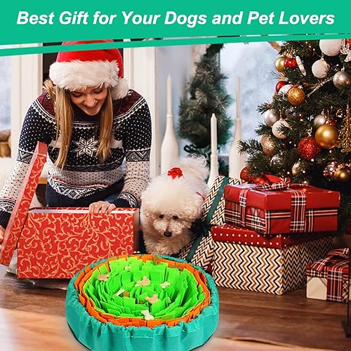 Miniatura 6 de Vivifying Alfombrilla de olfateo para perros, juguetes interactivos de enriquecimiento para perros para aburrimiento y estimulación mental,