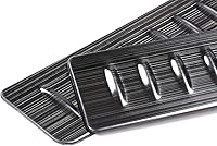 Vista 9 de Protector de parachoques trasero cepillado negro de acero inoxidable 304 para Land Rover Range Rover Velar 2017 2018 2019 Accesorios de coche