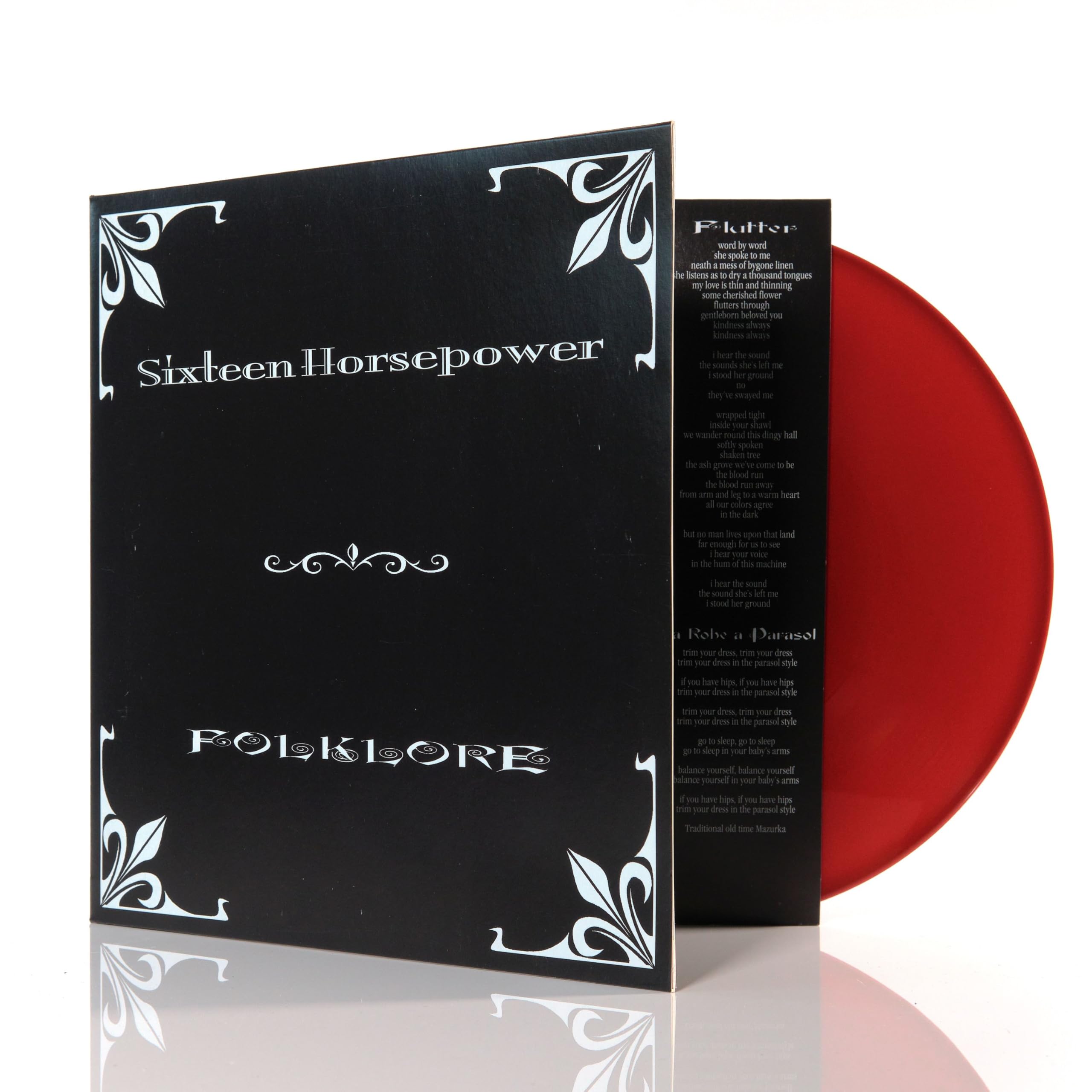 16 HORSEPOWER FOLKLORE LP VINYL Oxblood Red vinyl in g'fold sleeve, Hand-numbere