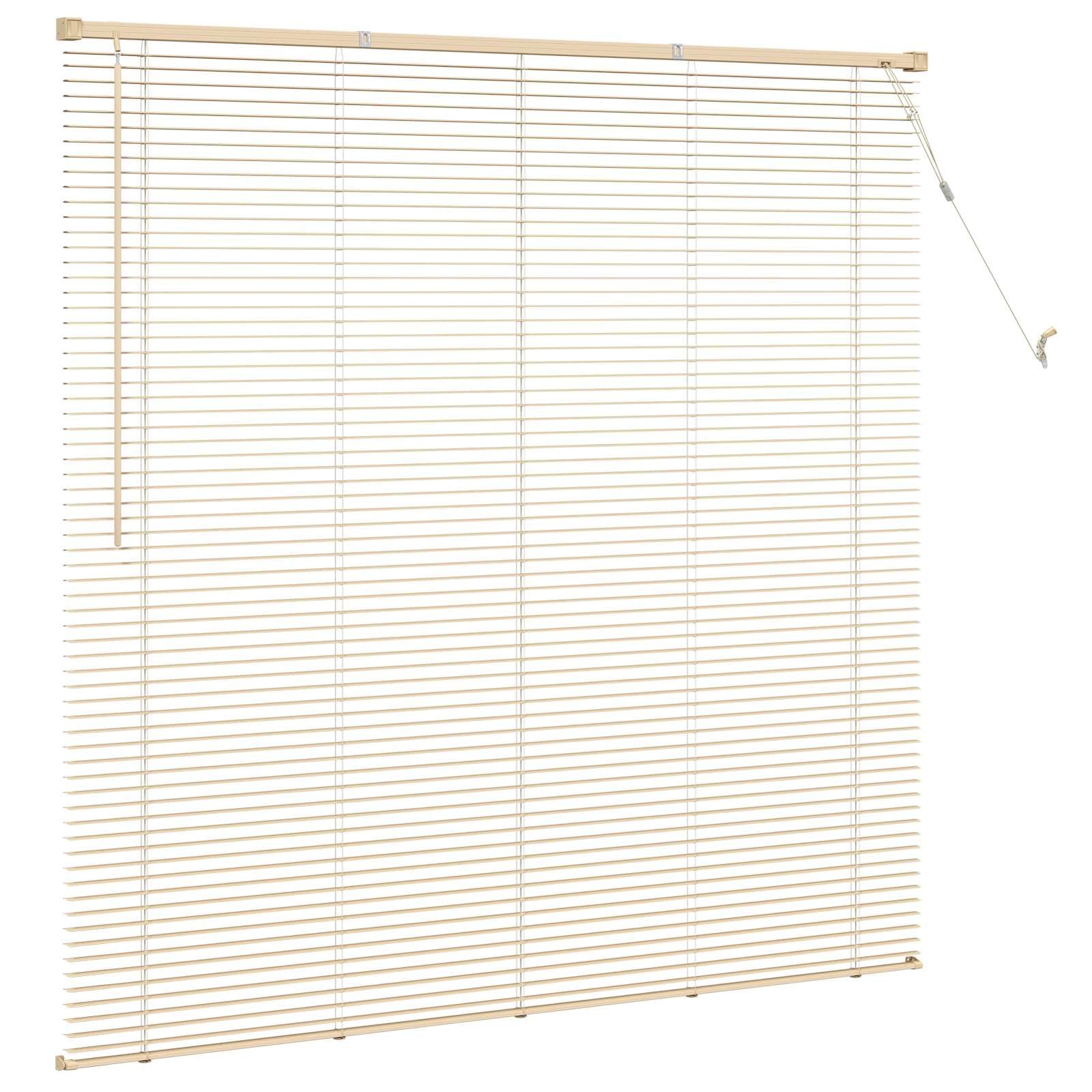 Gecheer Tenda Veneziana PVC, Design Moderno Regolazione Luce, 150 x 130 cm, Tapparella Veneziana per Ufficio Interno Casa Studio