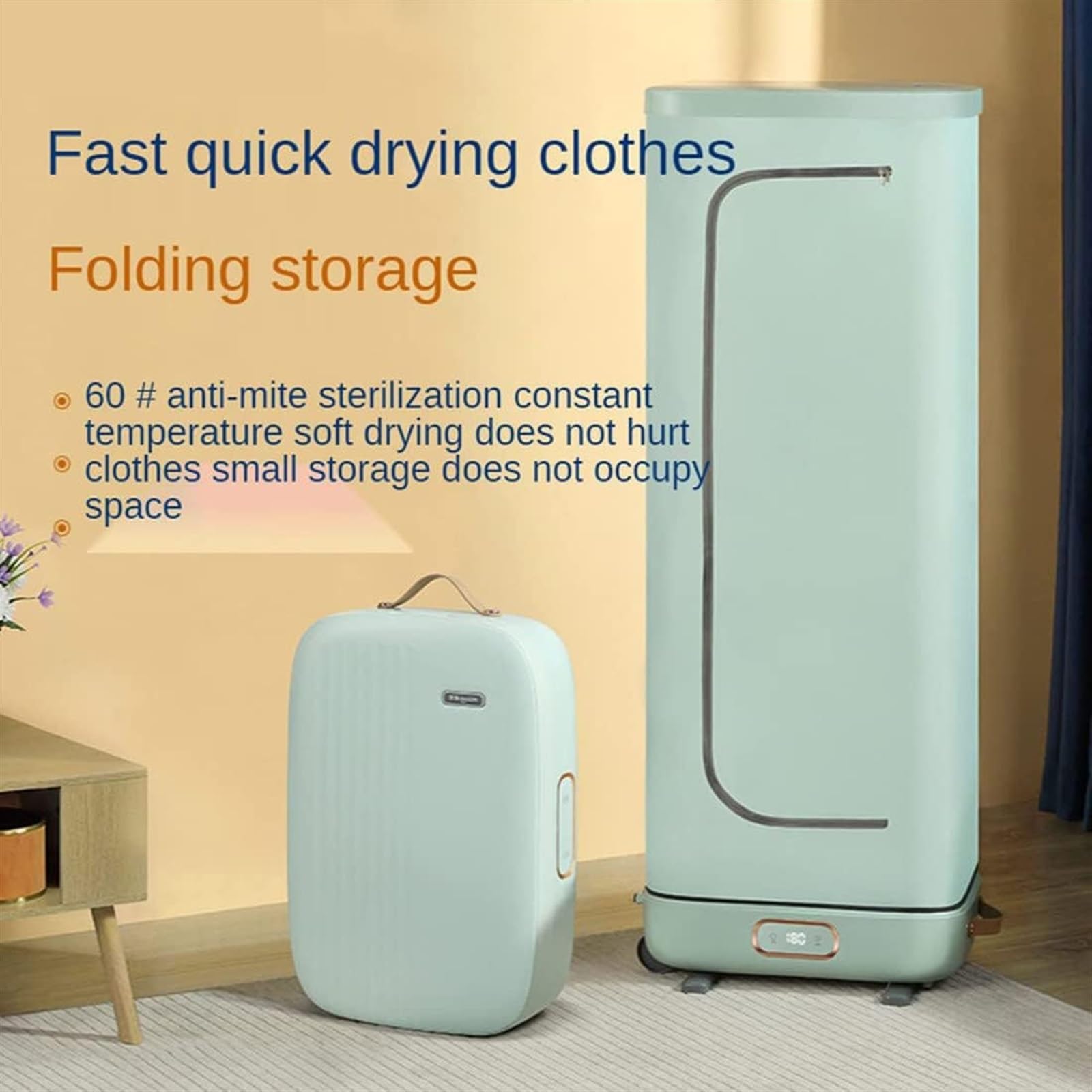 Amazon | 折りたたみ衣類乾燥機 ポータブル乾燥機 デジタル/自動