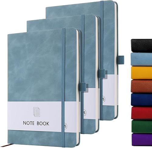 azul (100g3pc Journal Notebook -Pastel Blue)