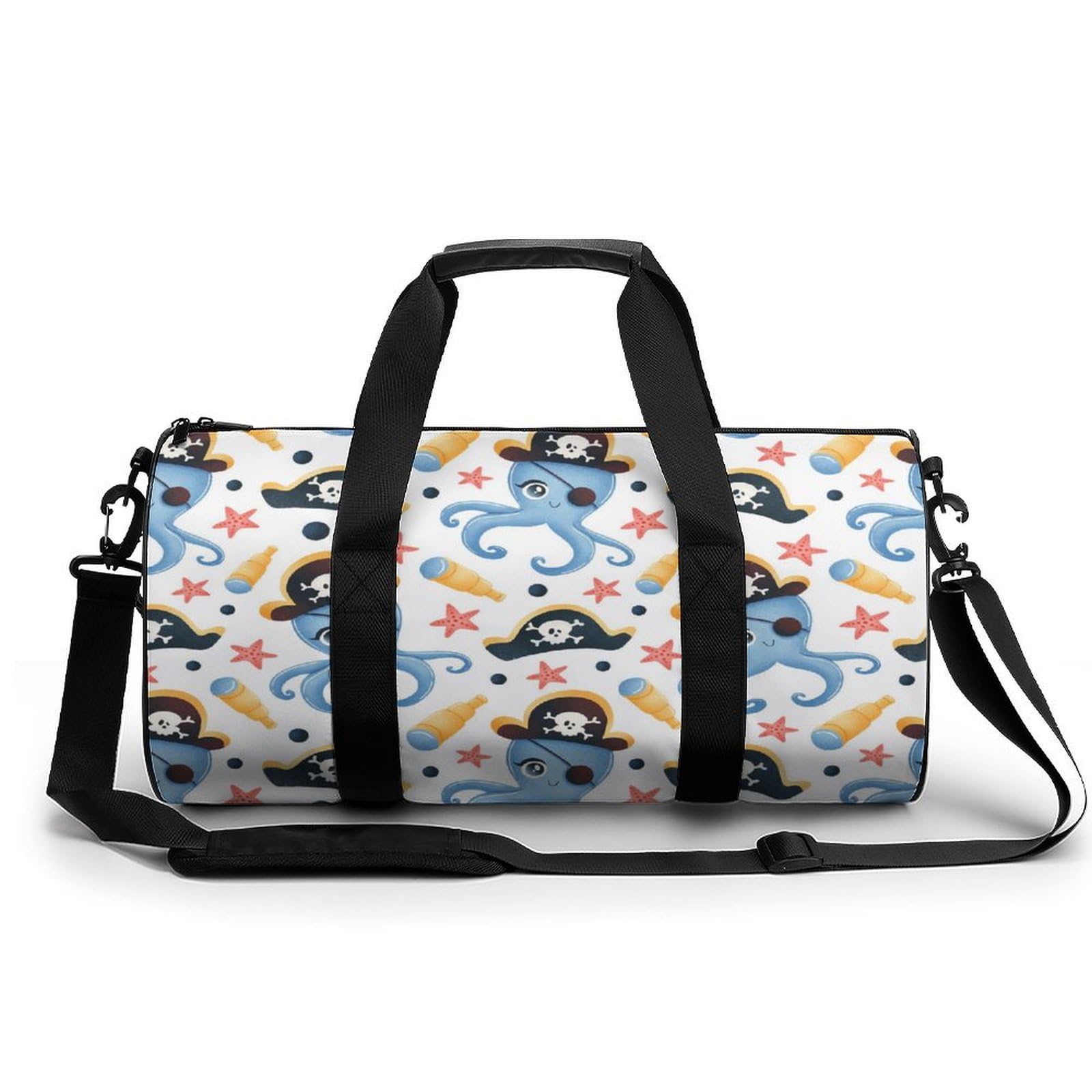 Duffel bag tête de mort pieuvre compact pour éviter l'encombrement - 8