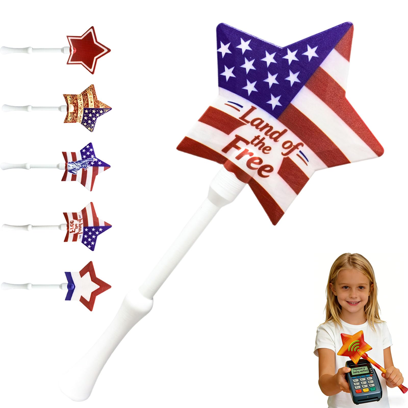 Credit Card Wand Tap to Pay Wand, 3D Printed Magic Wand Credit Card Holder