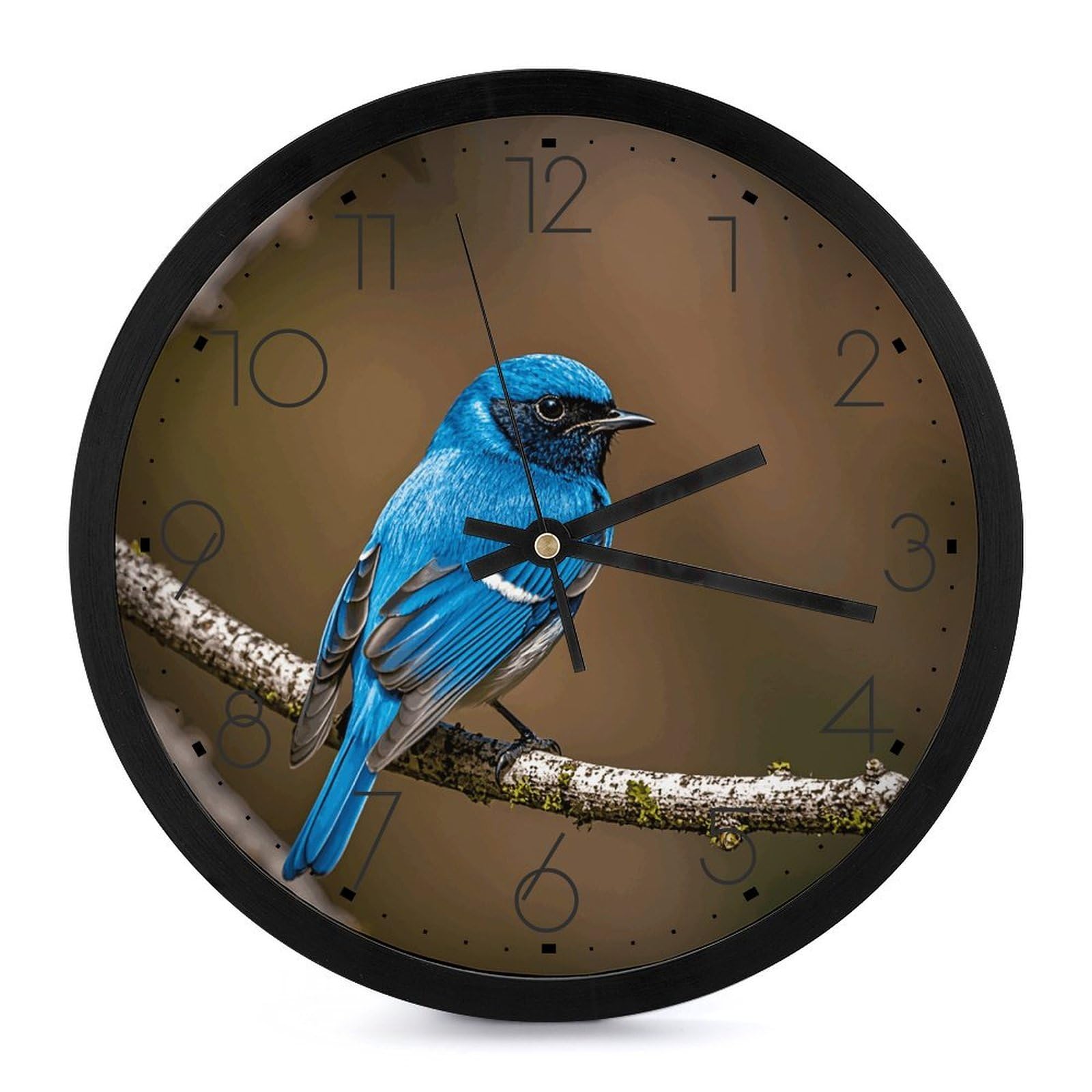Horloge murale à piles grand format au cadran facile à lire