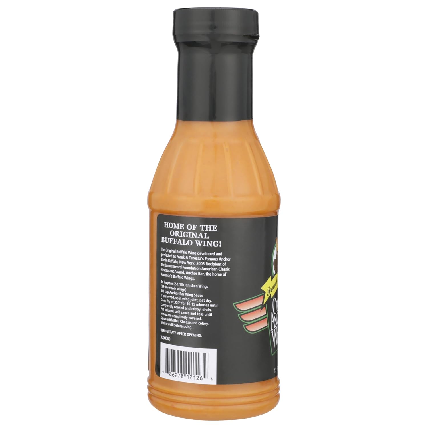 Anchor Bar Original Buffalo Wing Sauce, Medium Recipe – Authentic Buffalo Flavor, Award-Winning Original Wing Sauce, 12 oz [Pack of 3]