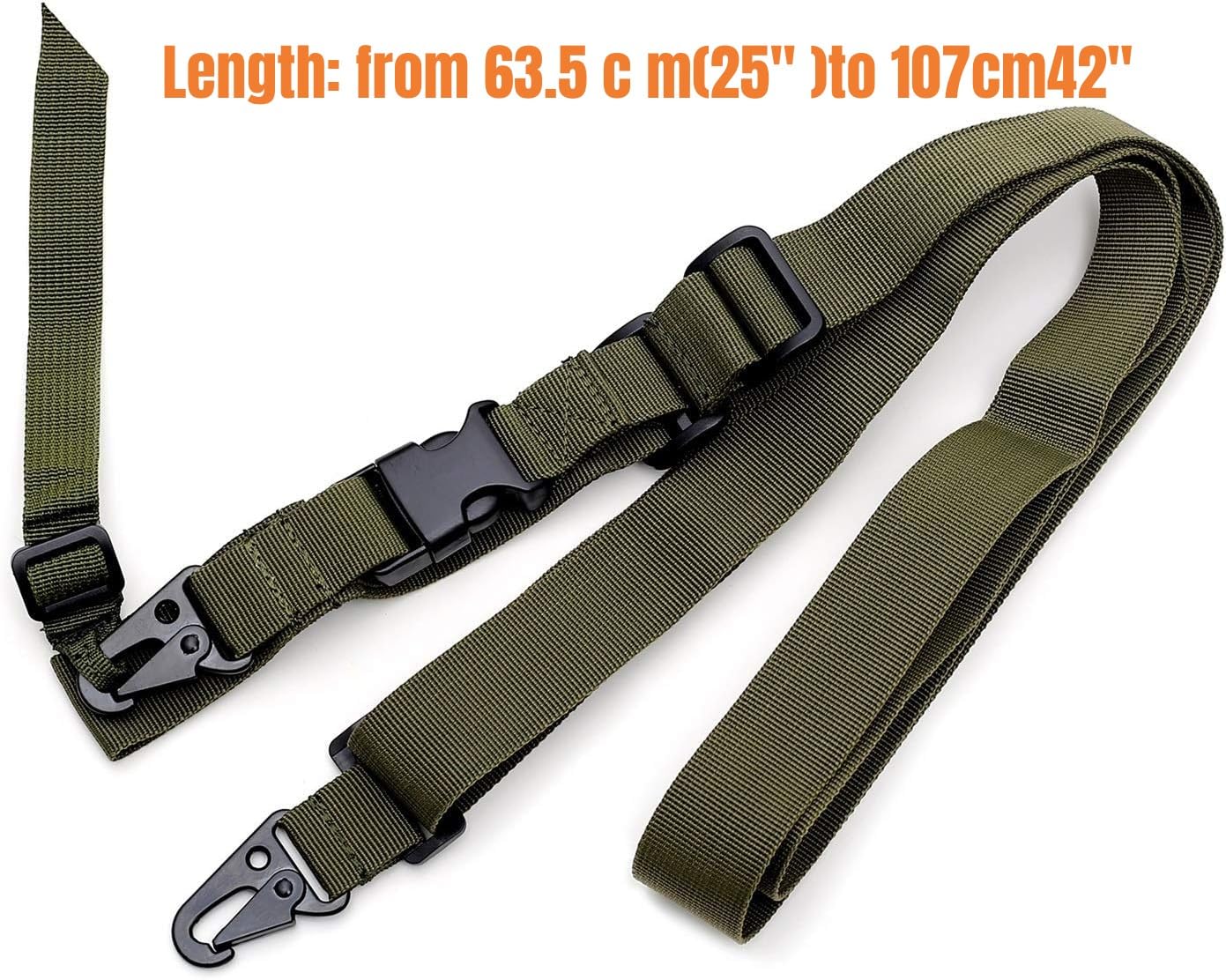 ACEXIER Caccia Tactical Gun Sling 3 Point Bungee Airsoft Rifle Strapping Belt Accessori di tiro Militare Cinturino per Pistola a Tre Punti Caza