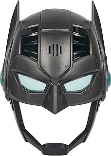 DC Comics, Armor-Up Batman Mask with Visor, 15+ Sounds & Phrases, Lights, Super Hero Costume, Kids Roleplay for Boys and Girls Ages 4 and Up - Buy now