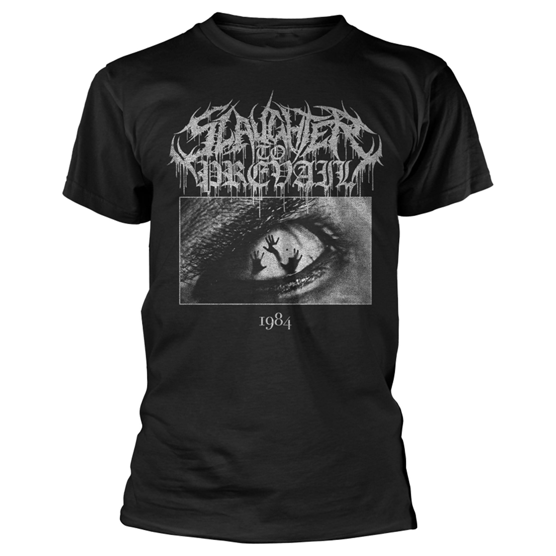 Plastic Head Slaughter to Prevail '1984' Black T-Shirt (UK, Alpha, XL, Regular, Regular, Black)