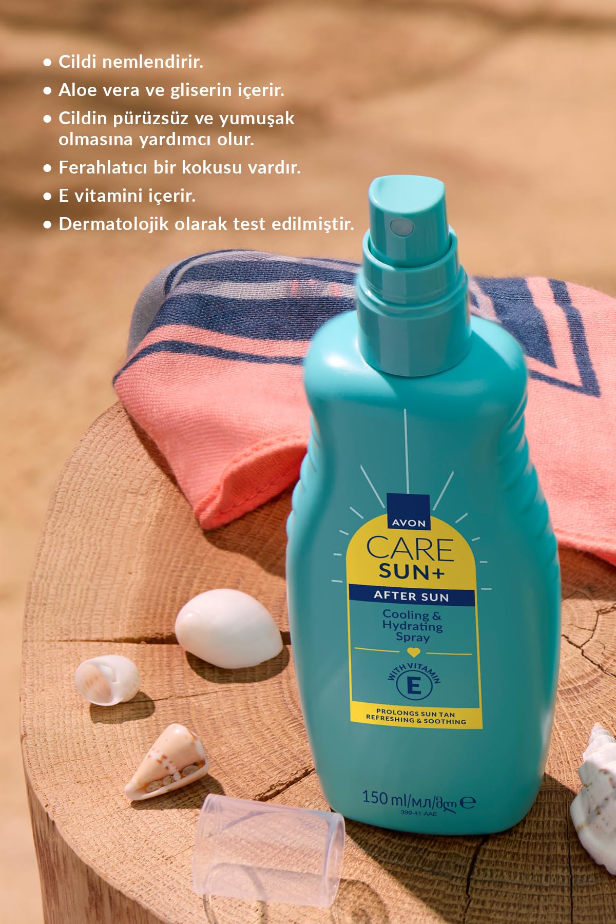SUN+ AFTER SUN Ferahlatıcı ve Nemlendirici Güneş Sonrası Spreyi 150 Ml.