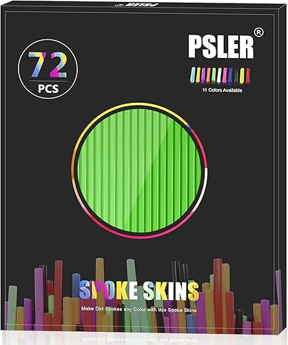 Miniatura 46 de PSLER 72 fundas de radios para decoración de tuberías para motocicleta, motocross, pit Dirt Bike Azul cielo