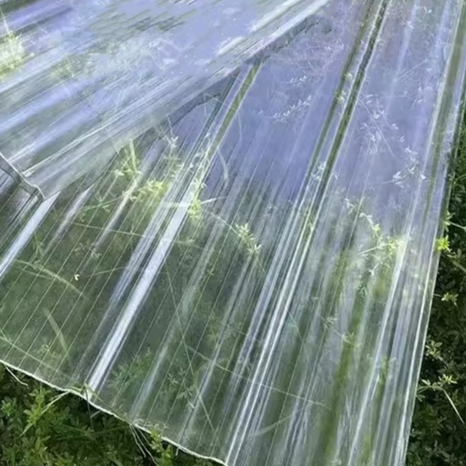 Bitumenwellplatten,Isolierende Dachplatten,Robuste Dachbleche Trapezblech,Regensichere Tageslichtplatten,Dachblech für Gerätehaus,für Gewächshaus & Modellbau,2mm Dick (0.9x1.6m/35x63in,3 Pcs)