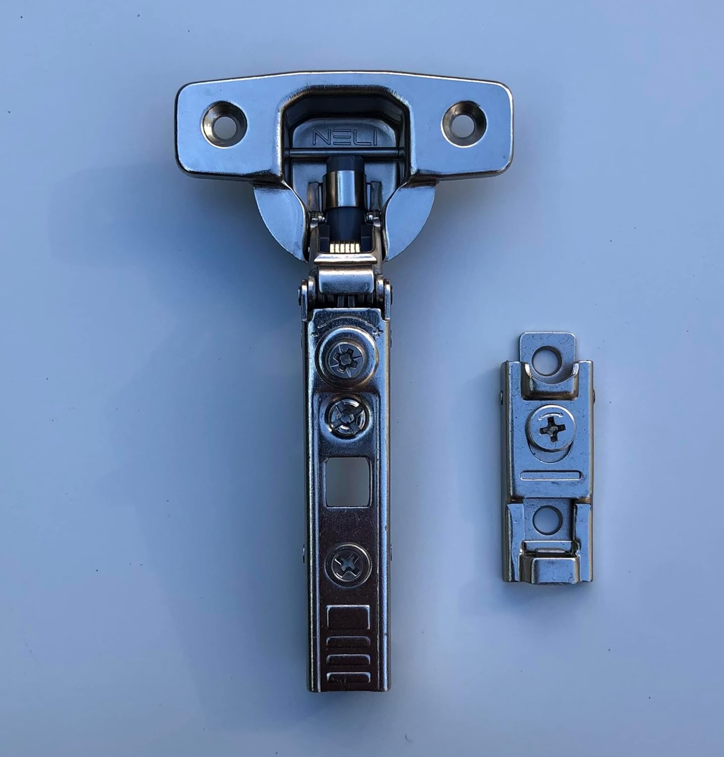 NELI Set of Hinges with Soft Close (New) Suitable for Metod (Such as UTRUSTA Hinges) (NELI 4er-Set)