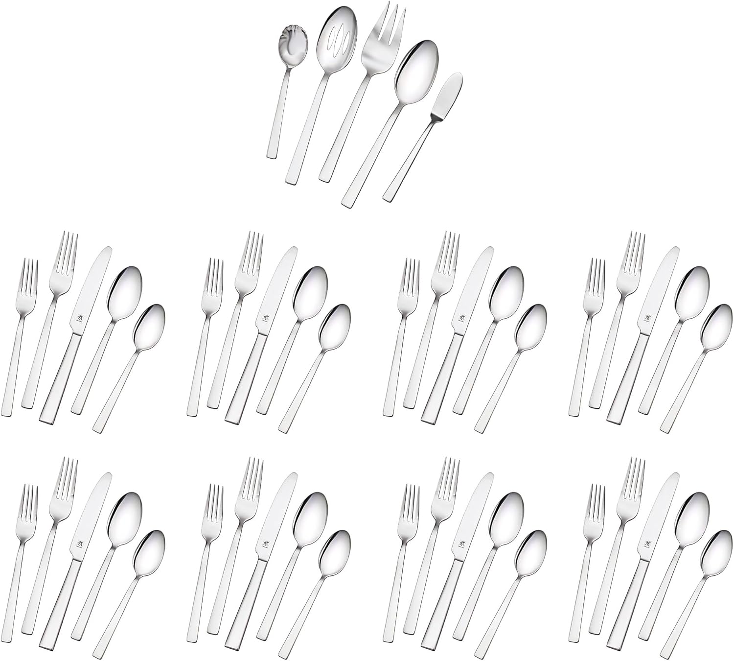 ZWILLING King 45-pc Flatware Set, 18/10 Stainless Steel (Polished)