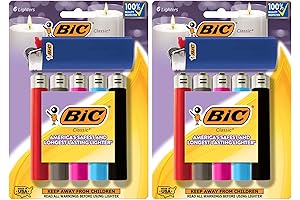 BIC Classic Lighters: Reliable and Convenient Flames for Your Daily Needs