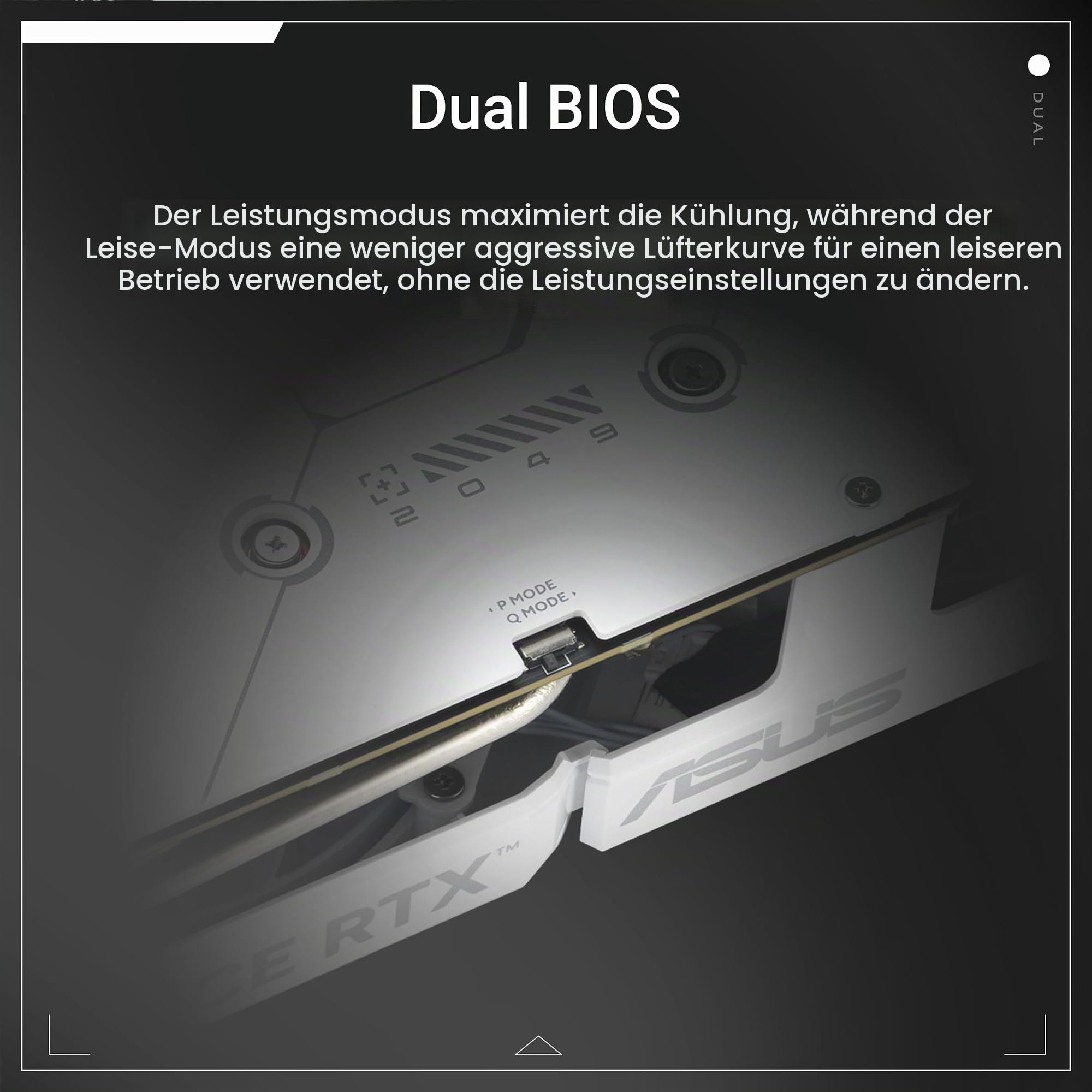 ASUS Dual GeForce RTX 5060 Ti 16GB GDDR7 White OC Edition (PCIe 5.0, 16GB GDDR7, DLSS 4, HDMI 2.1b, DisplayPort 2.1b, 2.5-Slot Design, Axial-tech Lüfterdesign, 0dB Technologie und mehr)