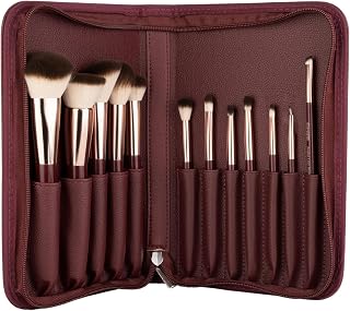 Professional Makeup Brush Set of 12 | Long-Lasting | Soft & Synthetic Bristles | Easy-to-Hold & Precise Application for Fa... Price In India
