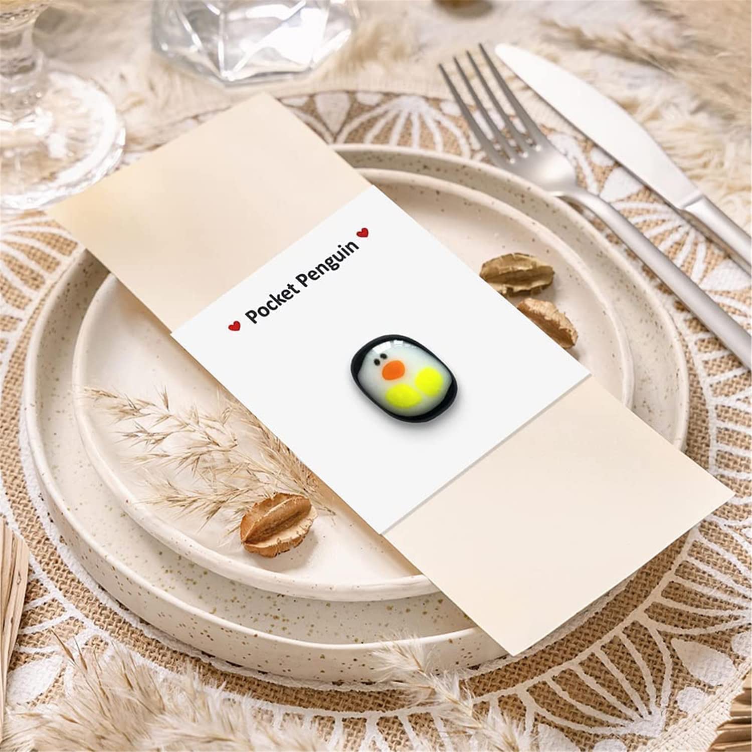 Little Pocket Penguin Hug, Mini Animal Pocket Hug Pingouin, Cadeau d'amour avec carte de vœux, pour gâteau d'anniversaire, mariage, décoration de fête (5 pièces Little Pocket Penguin Hug, Mini Animal Pocket Hug Pingouin, Cadeau d'amour avec carte de vœux, pour gâteau d'anniversaire, mariage, décoration de fête (5 pièces