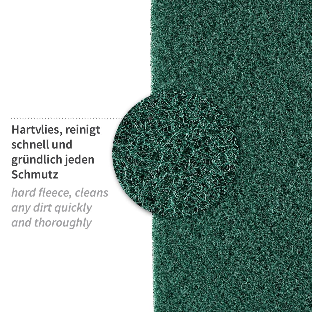 500 Stück Hygoclean Topfreiniger Colour-Set | Schaumstoff/Hartvlies, mehrfarbig, L: 9cm, B: 6cm, H: 3cm, Putzschwamm, Waschschwamm, Topfreiniger