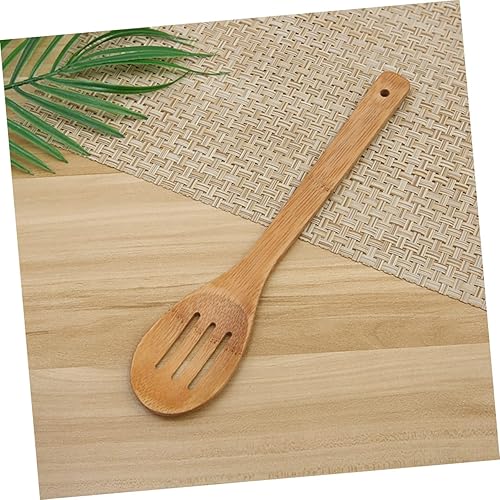 Miniatura 2 de Ensalada Tenedor Cuchara Cocina Madera Espátula antiadherente utensilios de cocina antiadherente y Turner en s para mezcla 6 piezas Set Arroz Paleta