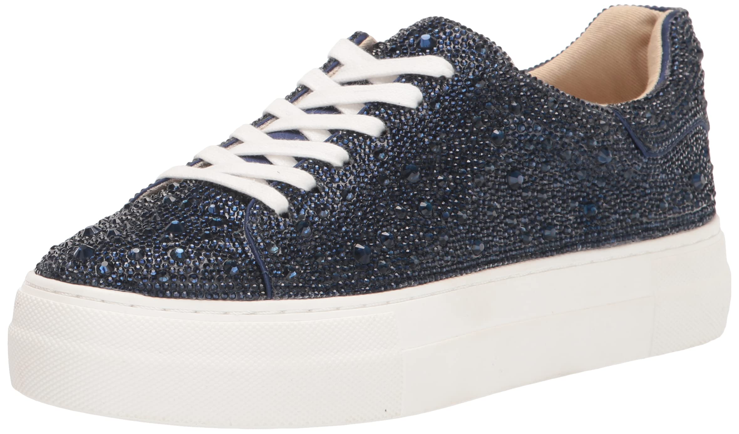 Betsey Johnson Women's Sidny Sneaker, Navy, 5.5 UK