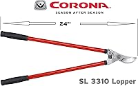 Vista 3 de Corona SL 3310 Bypass Lopper, 24" Asas de Acero, 1-12" Corte