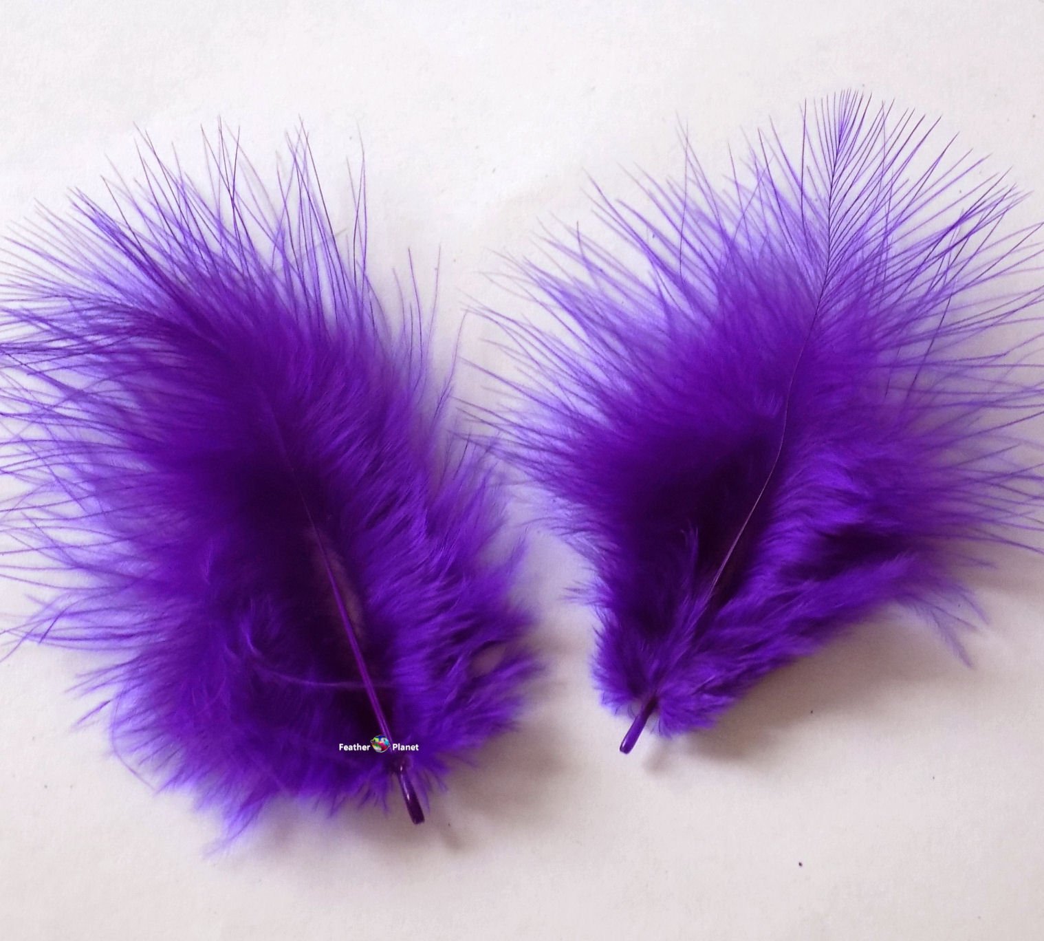 Marabou Feathers in Regal Purple (Pack of 60)