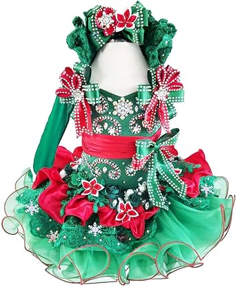 Jenniferwu Pageant Dress Toddler Baby Newborn Little Girls Pageant Party Dress G015