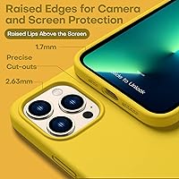 Vista 7 de CellEver Funda de silicona resistente para iPhone 13 Pro Max, dos protectores de pantalla de vidrio inastillables, protección militar contra caídas