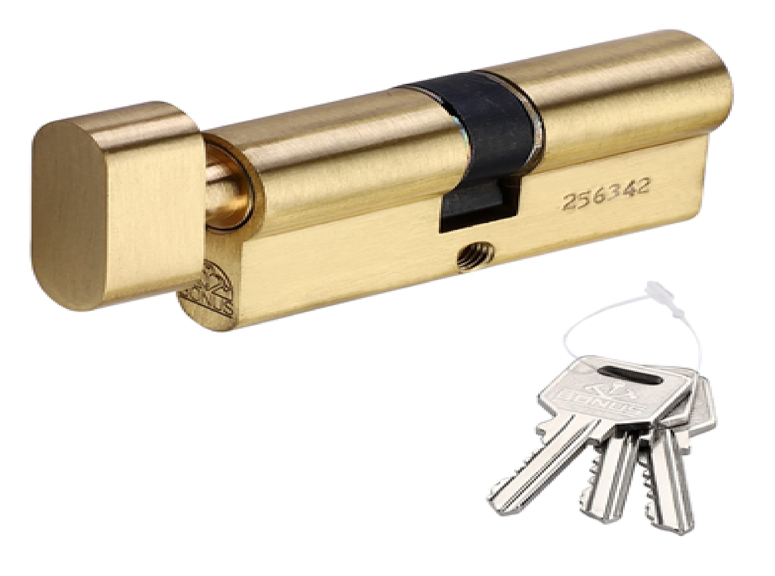Bonus:- Compact Profile 6 Pin Cylinder (60mm One Side Key, Brush Brass) (B09NYNDW6B) Amazon Price History, Amazon Price Tracker