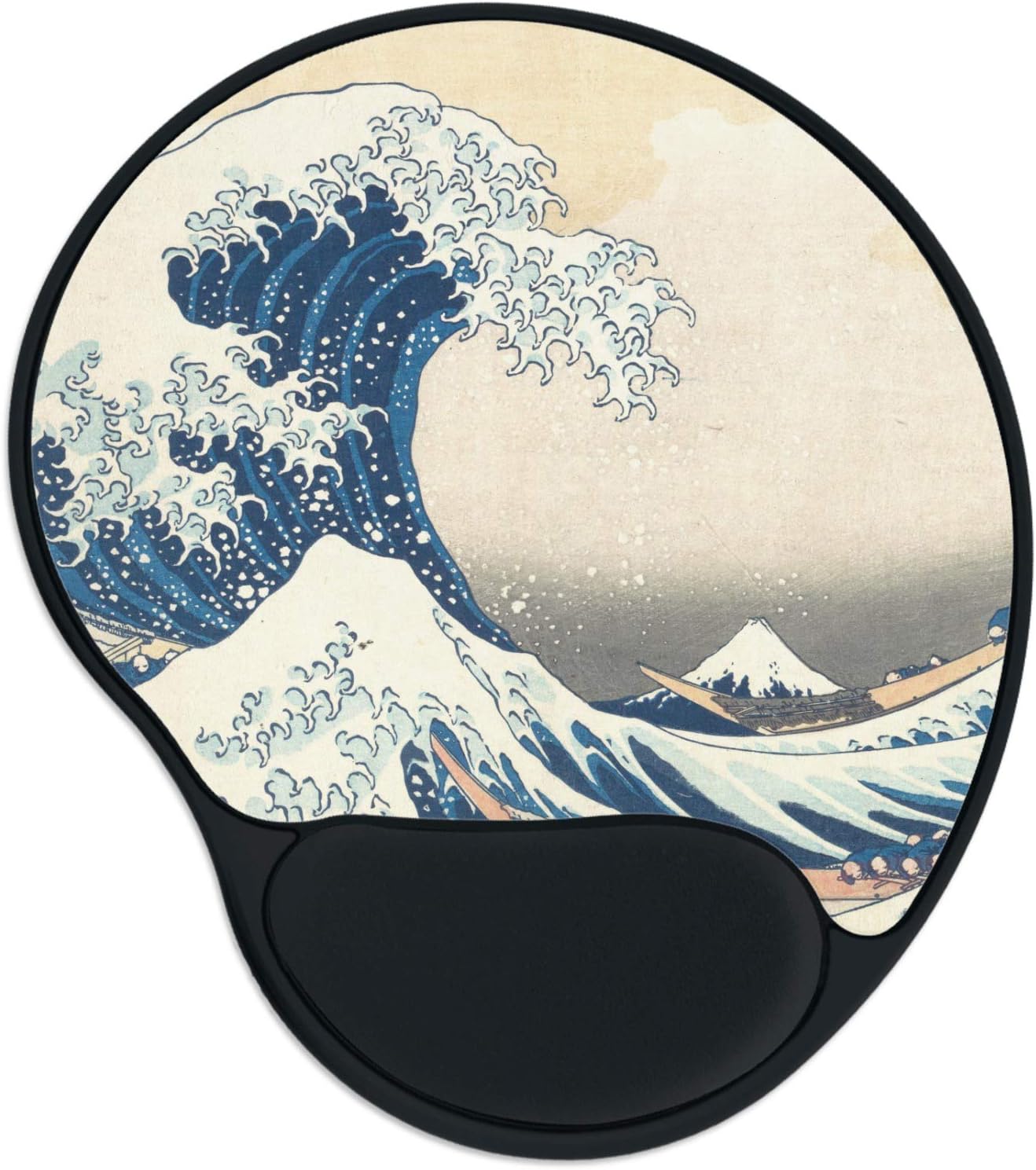 Great Wave Off Kanagawa Mouse Pad with Wrist Support