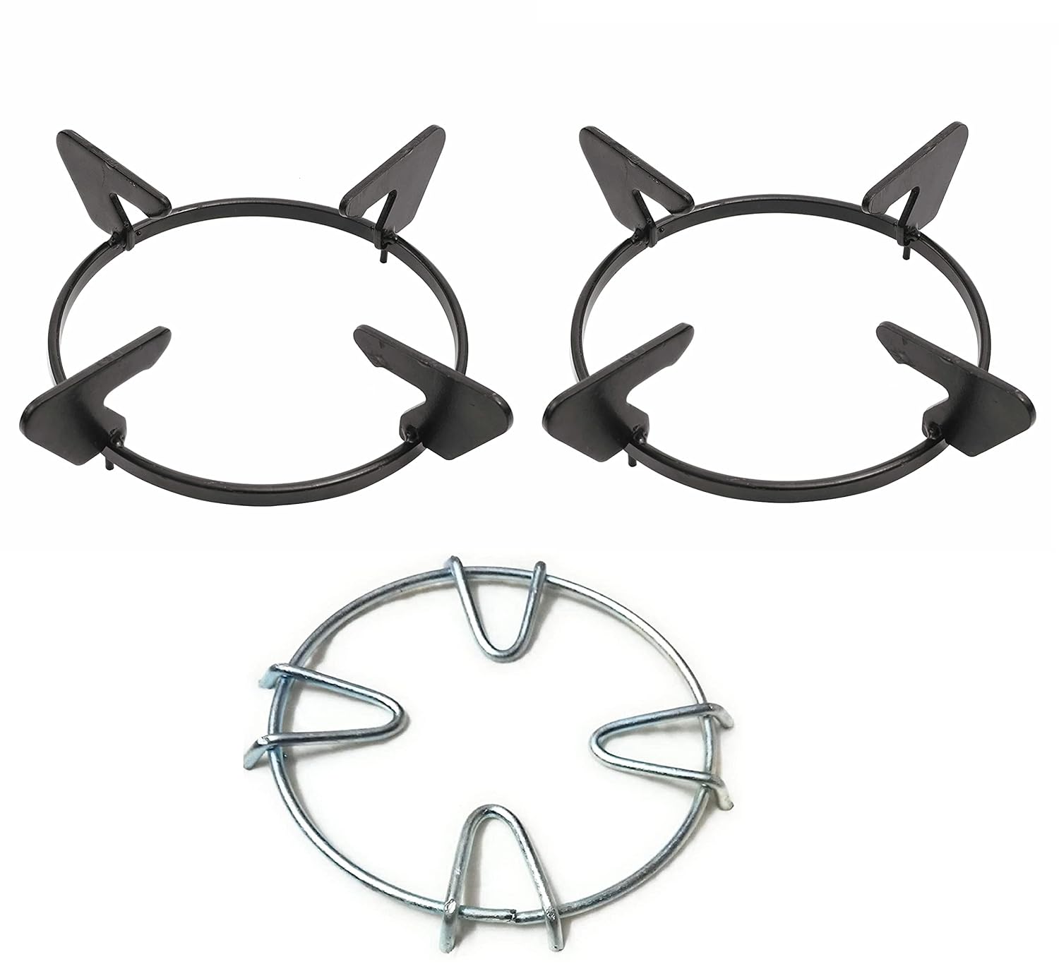 Itida Glass Gas Stove Burner Extra Attachment Removable Metal Jali