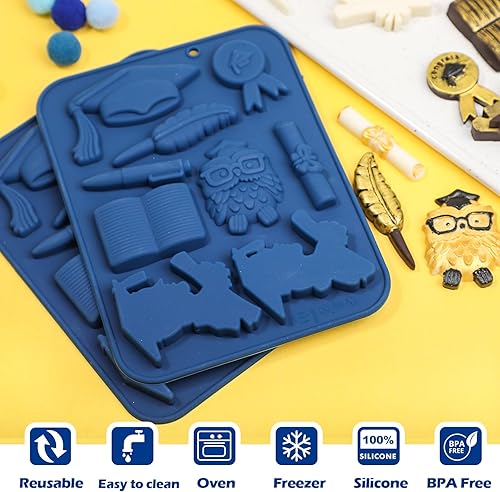 Vista 13 de Webake Molde de silicona cruzada para decoración de pasteles de bautismo, molde cruzado para decoración de chocolate, dulces, gomitas, cupcakes