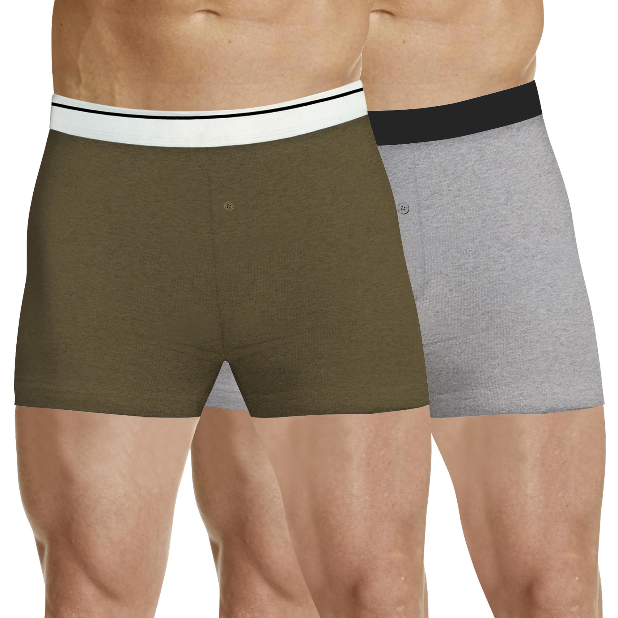 Men's Cotton Knit Regular Fit Boxer Shorts Briefs Underwear Combo Pack Label Free Trunks Innerwear (Colors and Prints May Vary) Multicolor-image-35