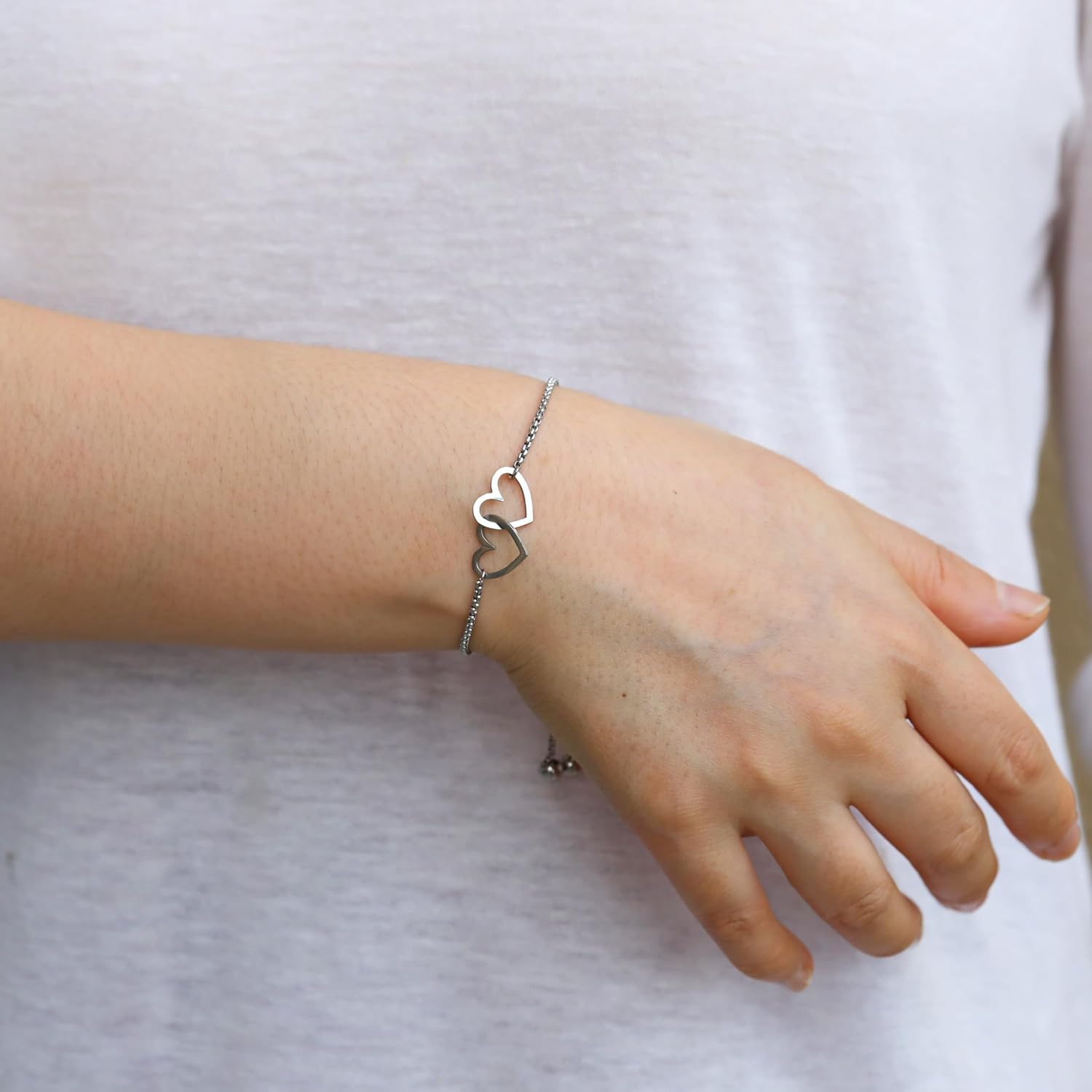 RZKING Bracelets For Women, Evil Eye Sun Moon Wave Charm Bracelets For Women, Friendship Bracelets, Gifts For Sister, Birthday, Thank You, Inspirational Gifts For Women - Image 4