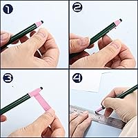 Vista 5 de Herramientas de deshierbar para vinilo: kit de 74 piezas de herramientas de deshierbar de vinilo premium, guía de regla para camisetas