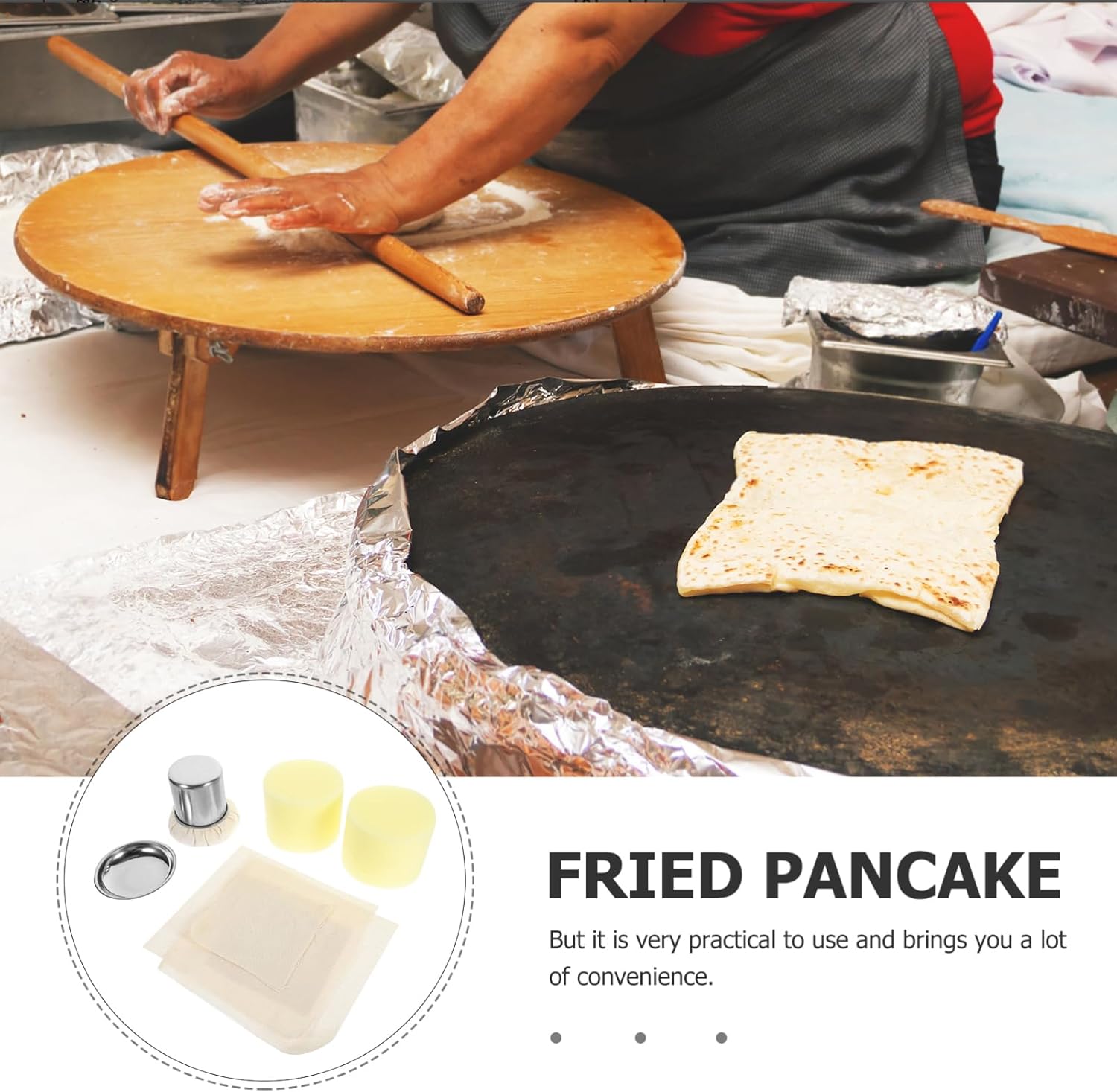 3sets Oil Wiper Replace Inner Core for Pancake Cooking Kitchen Oil Brush Home Wiper Grease Baking Brush Fabric