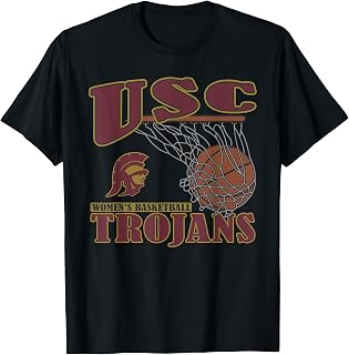 USC Trojans Women's Basketball Vintage Black T-Shirt