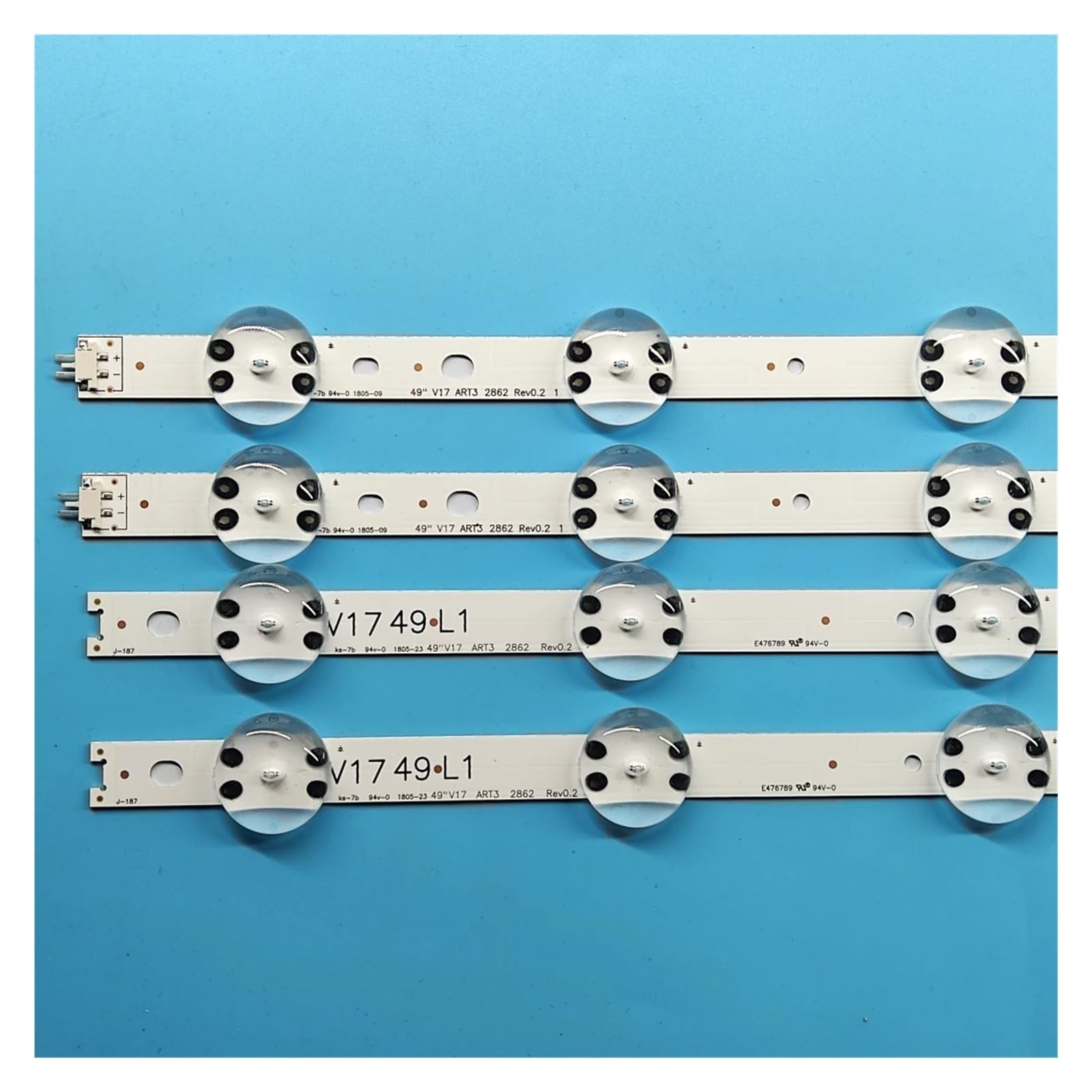 LED Strip for 49UV340C 49UJ701V 49UJ6565 49UJ6585 49UJ670V 49uj620v-za V17 49 R1 L1 ART3 2862 2863 6916L-2862A 6916L-2863A