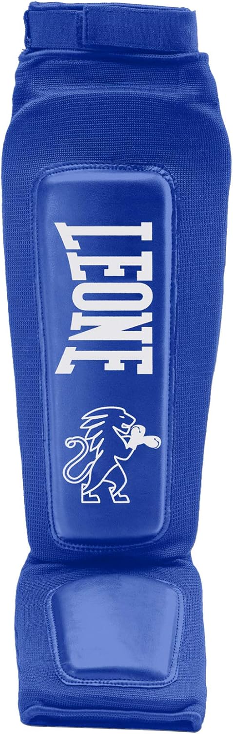 Leone 1947 Martial Arts Kickboxing MMA Shin Guard with Pad PT120 Shin Supporter