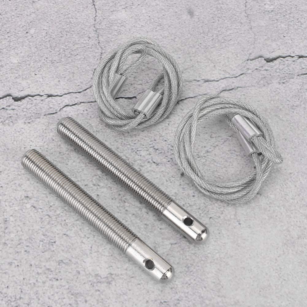 Cocoarm Kit de verrouillage de capots de voiture en clip, verrouillage de capots en acier inoxydable, pour voiture de course, voiture de sport, voiture modifiée, kit de verrouillage de goupille de