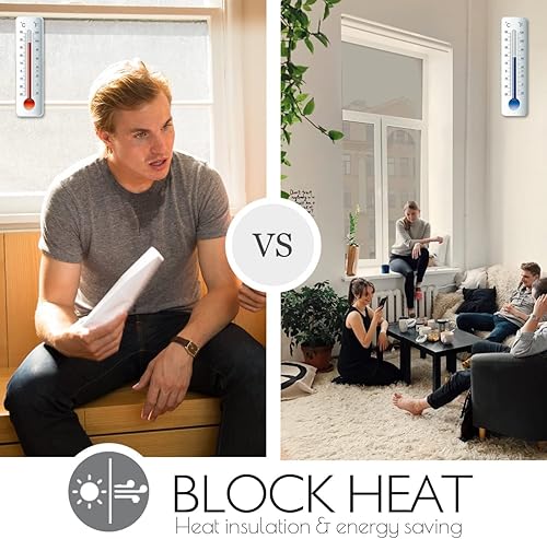 Vista 53 de HIDBEA One Way - Lámina de privacidad para ventana Plata