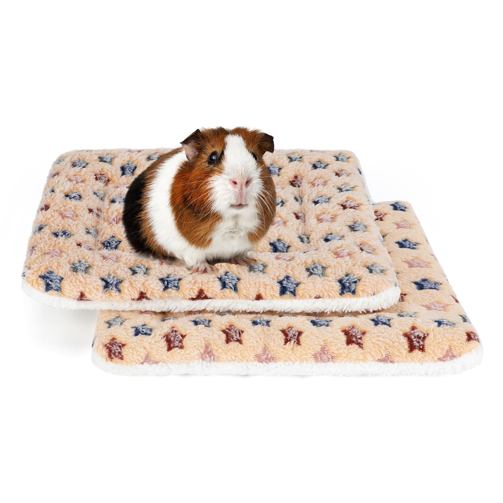 RANYPET Cama para animales pequeños, 2 unidades, cama de conejo, casa, invierno, cálido, forro polar, para dormir para ardillas, erizos, conejos, chinchilla y otros animales pequeños