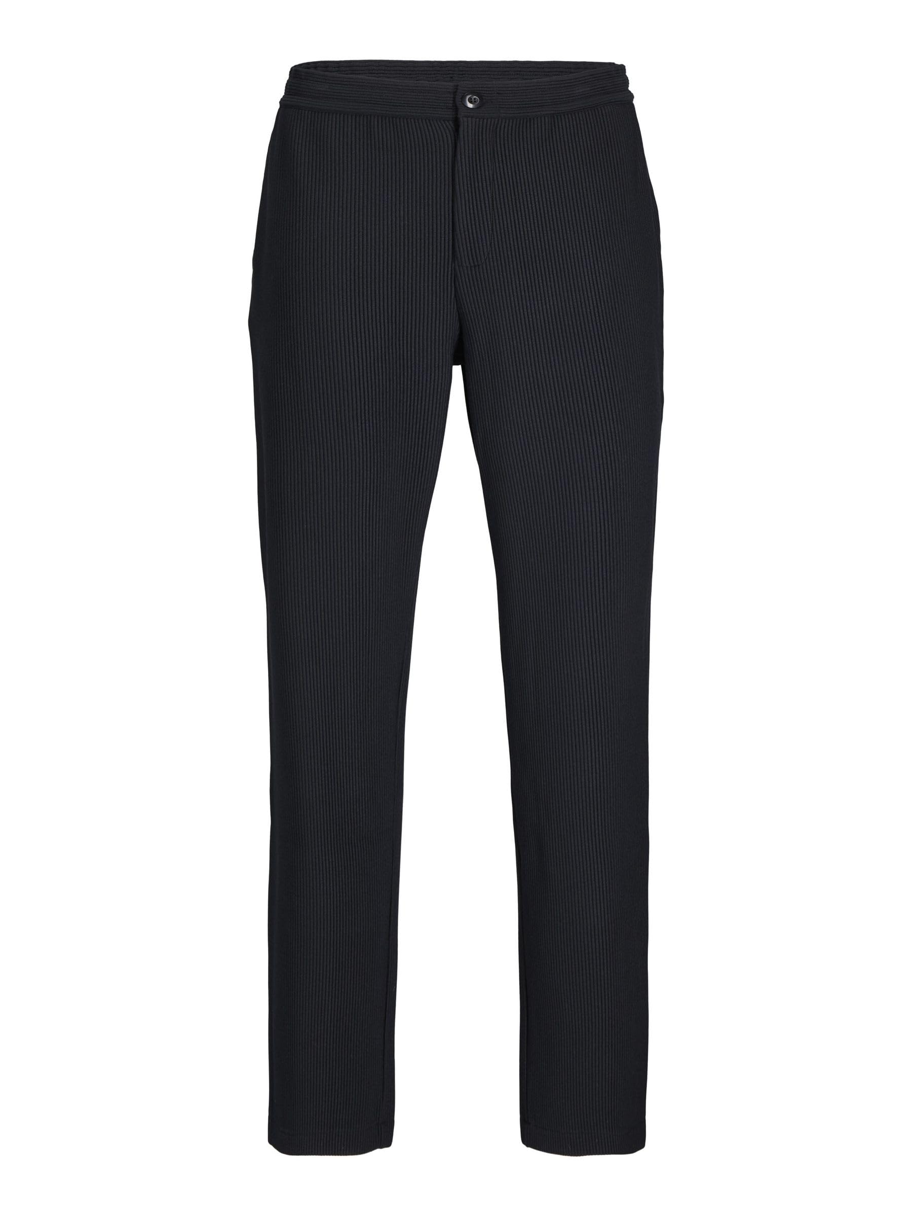 Jack & Jones Men's Black Jpstkarl Jjlawrence Rick Styd Aw24 Ln, L