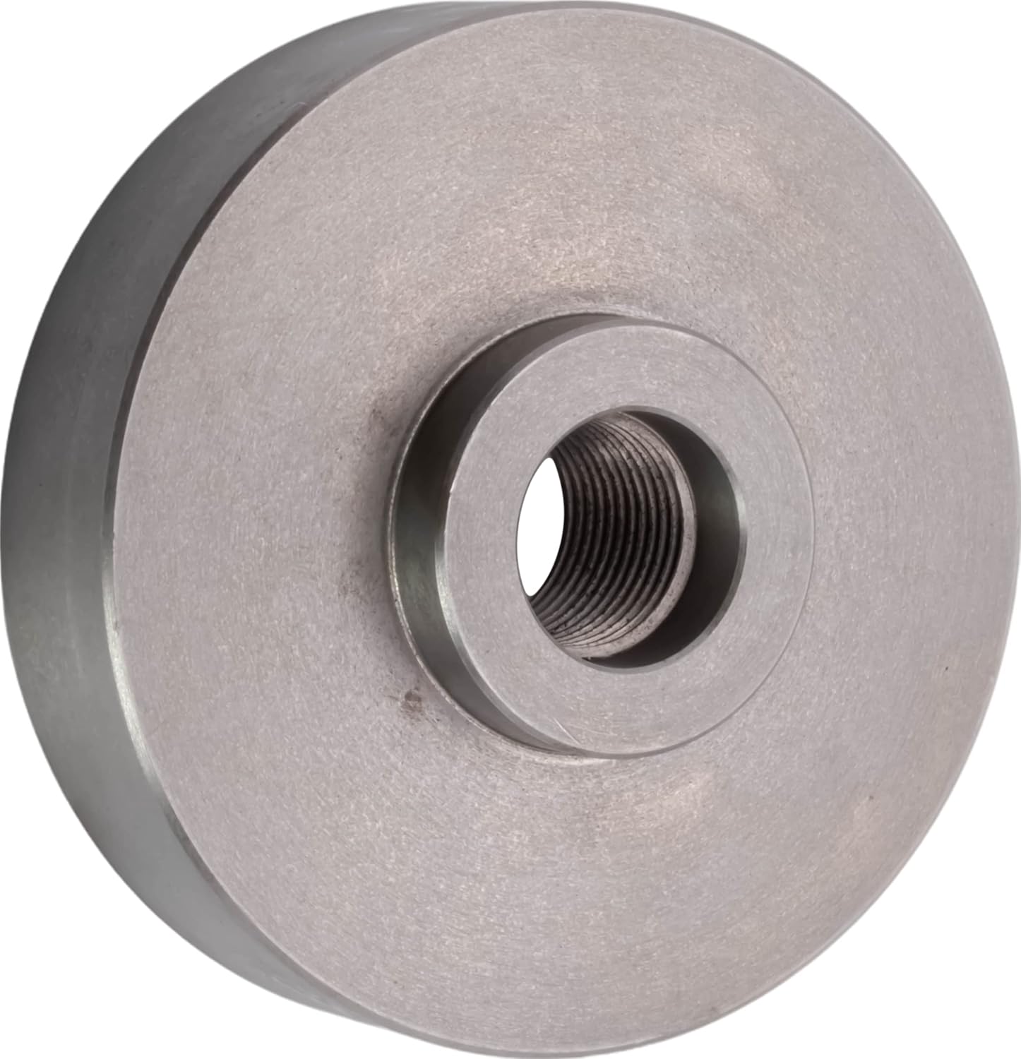 CME Semi-Finished 6" 1 1/2"-8 Threaded Lathe Chuck Back Plate, For CME Adjustable-Structure Lathe Chucks